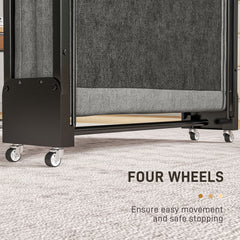 Single Temporary Folding Bed - Grey