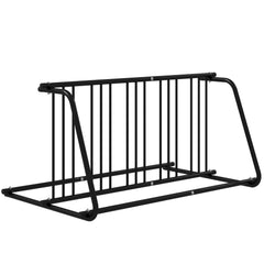 Bike Stand, Double-sided Bike Rack Floor Stand for 6 Bicycles, Kids/Mountain/Road Bikes Garage Indoor Outdoor Use