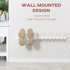 Fynco - 3 Pairs Electric Shoe Dryer, Wall Mounted Shoe Warmers with Constant Temperature for Boots, Leather Shoes, Socks, White