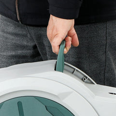 Fynco - Retractable Hose Reel Wall Mounted, 20+2m Garden Hose Pipe Reel with Lock, Auto Rewind, 7 in 1 Spray Nozzle, Includes Wall Fixings, 180° Swivel, Outdoor Watering, Light Grey