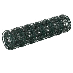 0.6M x 10M Chicken Wire Mesh Roll Rabbit Poultry Animal Fence PVC Coated Steel Metal Garden Netting Fencing