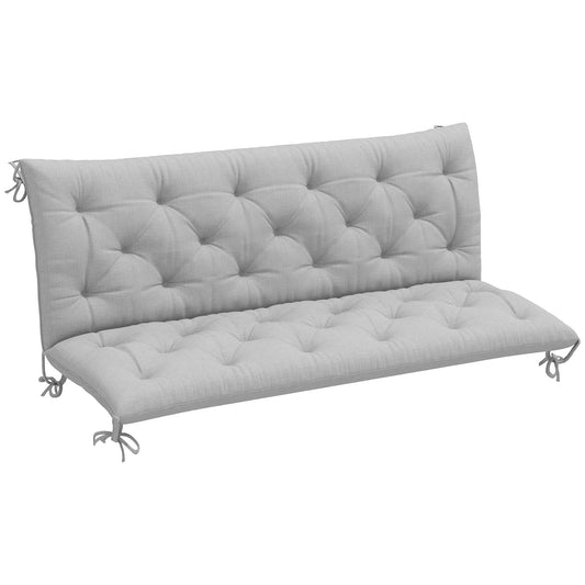 Fynco - Three-Seater Bench Cushion - Light Grey