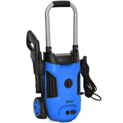 1800W 150-Bar Pressure Washer, with Adjustable Nozzle - Blue