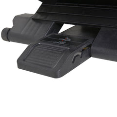 0-30° Three-Height Under-Desk Support Footrest - Black
