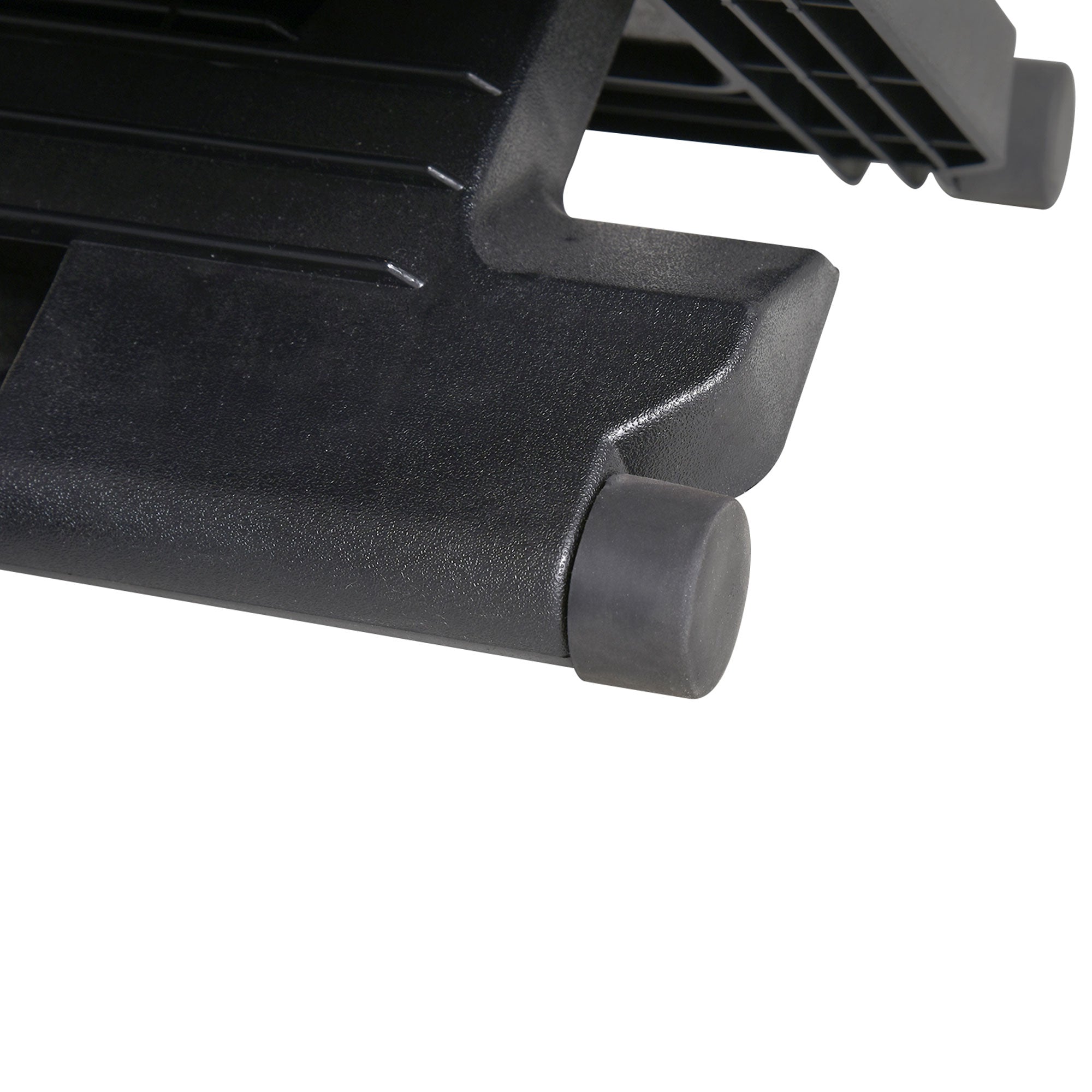 0-30° Three-Height Under-Desk Support Footrest - Black
