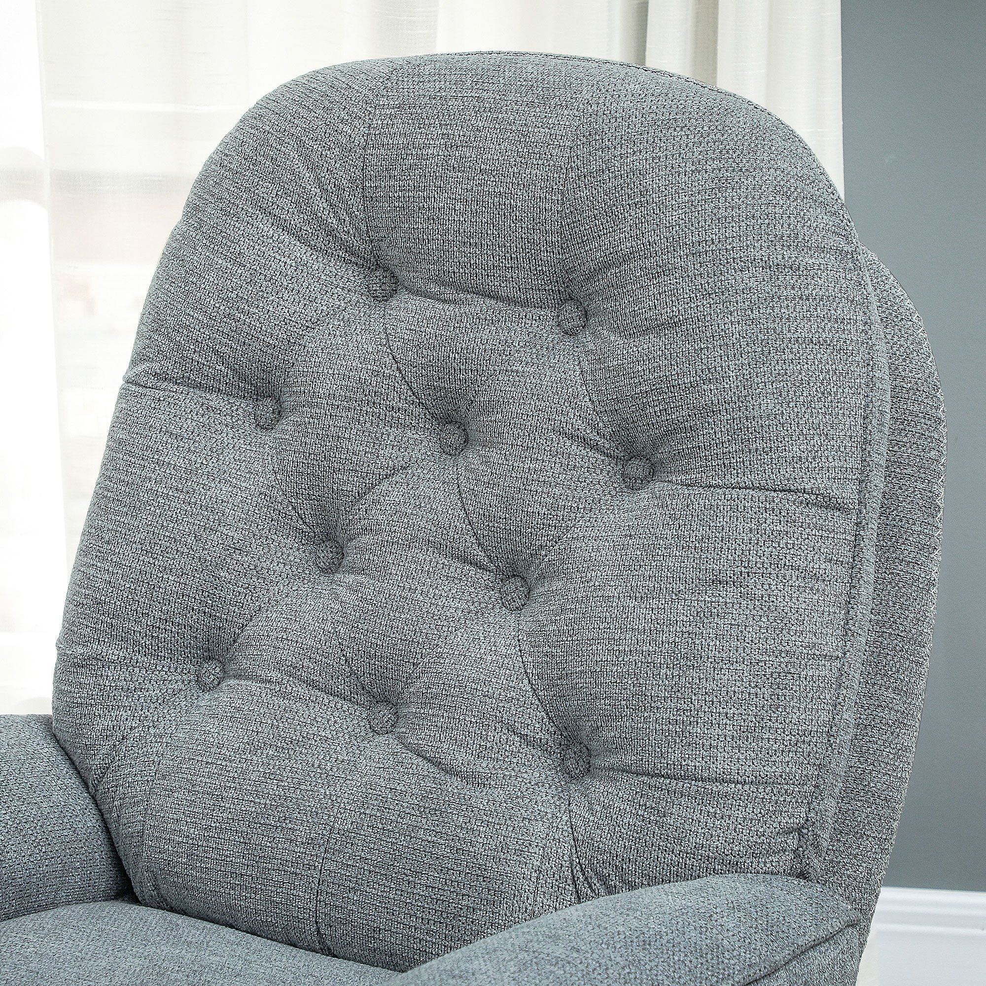 Relaxed Swivel Armchair - Grey