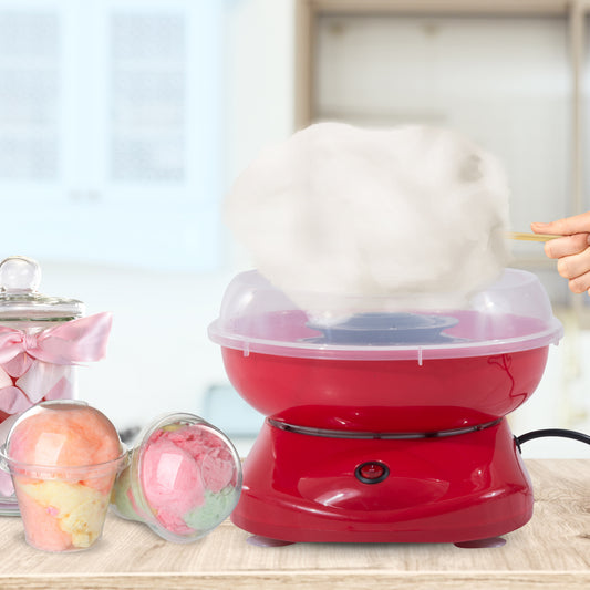 Candy Floss Machine Electric Cotton Candy Maker Gadgetry 450W (Red)