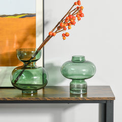 Industrial Console Table,Entryway Table w/Bottom Mesh Shelf Metal Frame Vintage Sofa Table for Hallway, Living Room, Rustic Brown