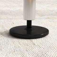 Adjustable Height, Foldable Kids Gymnastics Bar w/ Non-slip Rubber Floor Rings, for 3+ Years, Purple