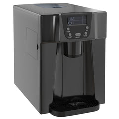 3L Ice Maker Machine and Water Dispenser, 12kg in 24H, 2 Sizes 9 Ice Cubes Ready in 6-10 Mins Ice Machine, Black