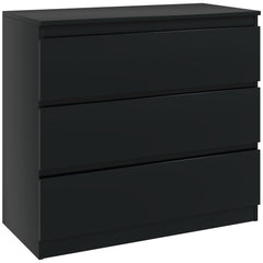 Chest of Three Drawers - Black