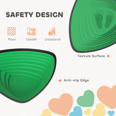 AIYAPLAY 6-Piece Stepping Stones for Kids, Stackable Sensory Toys Outdoor Indoor, Obstacle Course for Balance and Motor Skills