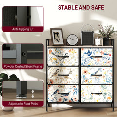 6-Drawer Chest of Drawers - White