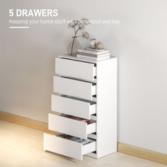 Chest of Drawers, 5-Drawer Storage Cabinets, Modern Dresser, Storage Drawer Unit for Bedroom