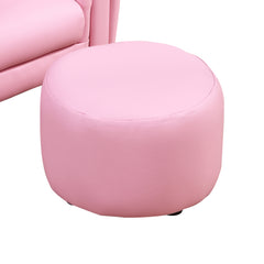 Toddler Chair Single Seater Kids Sofa Set, 54 x 42 x 41cm, Kids Sofa with Stool, Pink