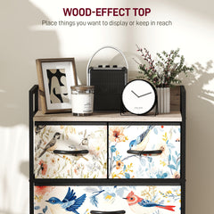 4-Drawer Chest of Drawers - White