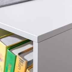 Kids Bookcase Shelf Storage Cabinet Unit, Living Room Sideboard w/ Six Compartments for Toys, Books - Grey