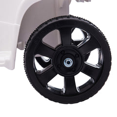 6V Kids Electric Ride on Car, ATV Toy, Quad Bike with Headlights, Horn, for Toddlers 18-36 Months White