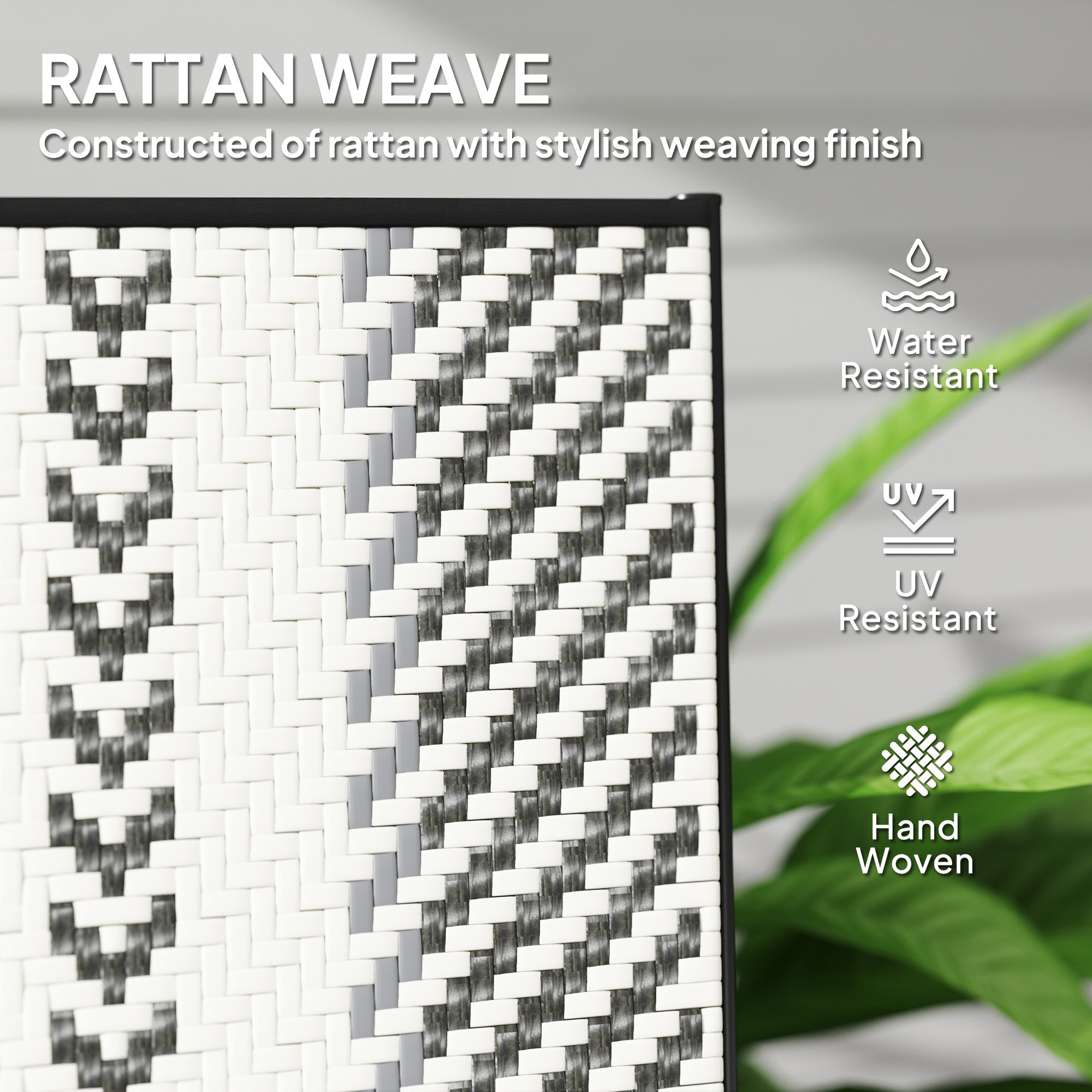 Rattan Reclining Garden Chairs - Grey