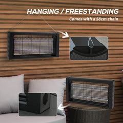 8watt Indoor LED Electric Bug Zapper, with Hanging Chain