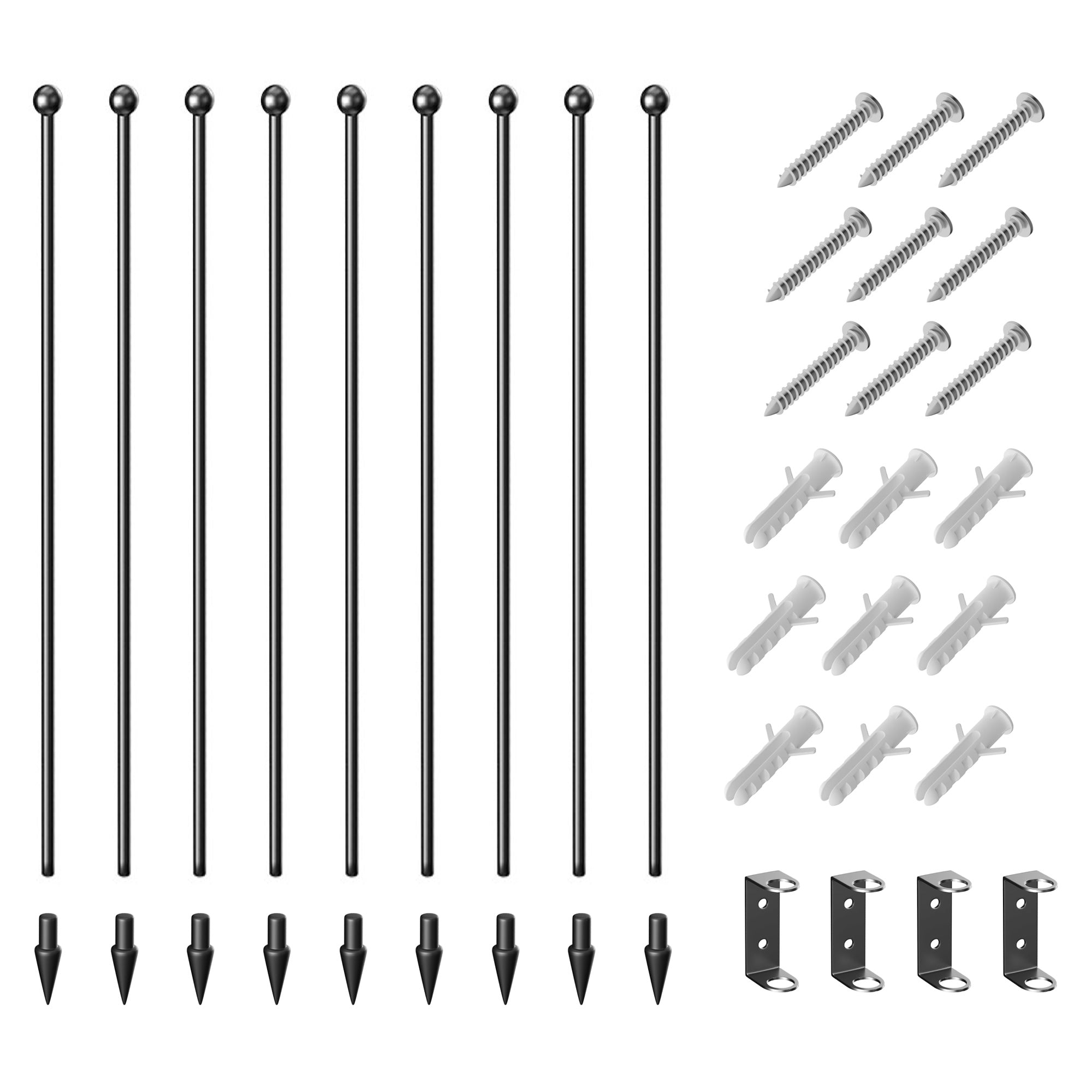 100cm 8 Panels Heavy Duty Dog Pen, Pet Playpen for Indoors, Outdoors, Small, Medium, Large Dogs