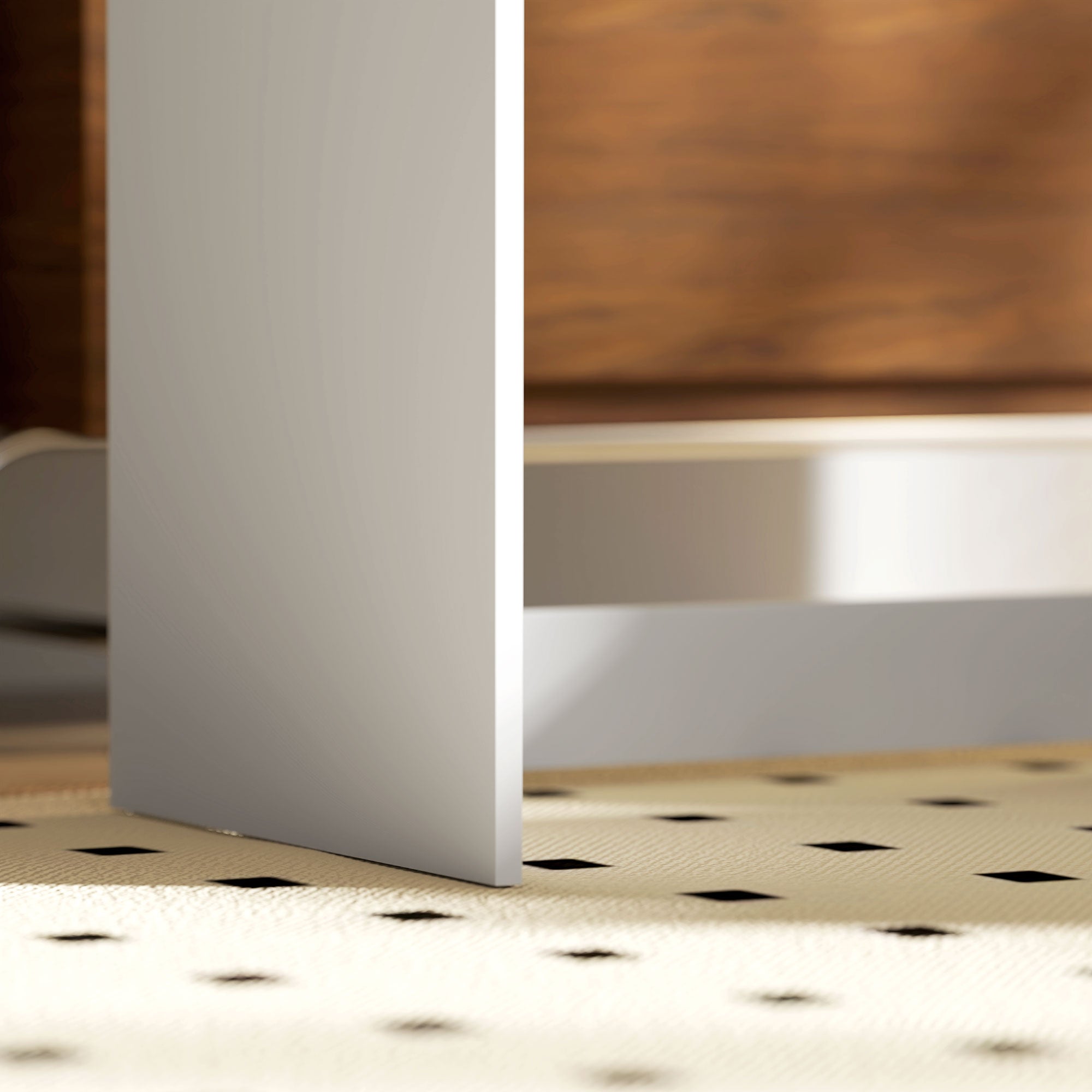 100cm Compact Computer Desk with Keyboard Tray, Home Office Desk with Drawer for Bedroom Study, White