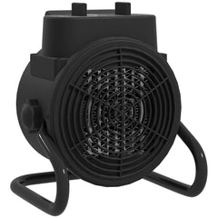 Fynco - 2000W Portable Ceramic Electric Heater with Fan - Black