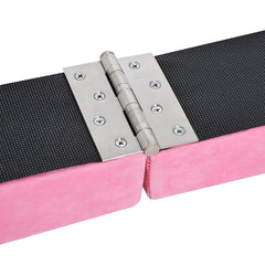 Fynco - 2.1M 7FT Gymnastics Folding Balance Beam Home Gym Training Exercise Sports - Pink