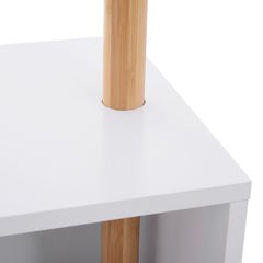 180 cm Hallway Coat Rack Storage Bench Tree Hat Hanger Entryway Stand Garment Organiser Bedroom Living Room