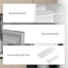 35L Mini Freezer, -24℃ to -14℃ Temperature - White