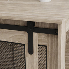 Dog Crate Furniture with Sliding Door for XL Dogs, Brown