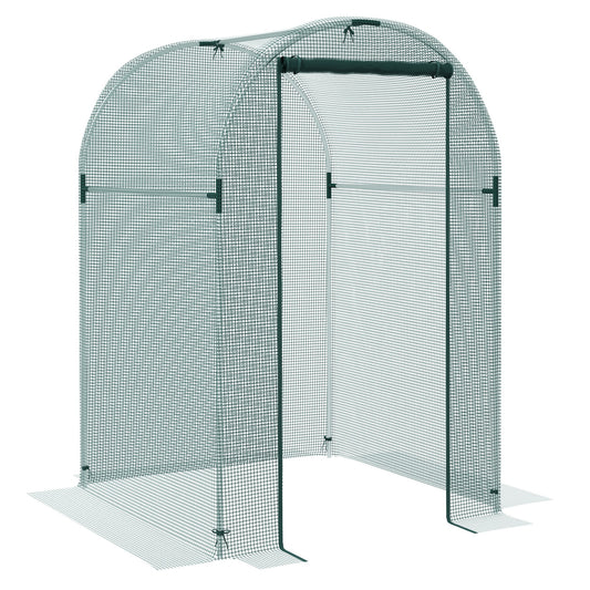 Fynco - 120 x 120cm Mini Polytunnel Greenhouse