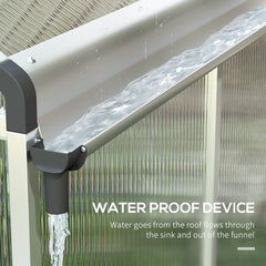 10 x 6ft Aluminium Frame Walk-In Greenhouse