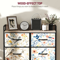 6-Drawer Chest of Drawers - White