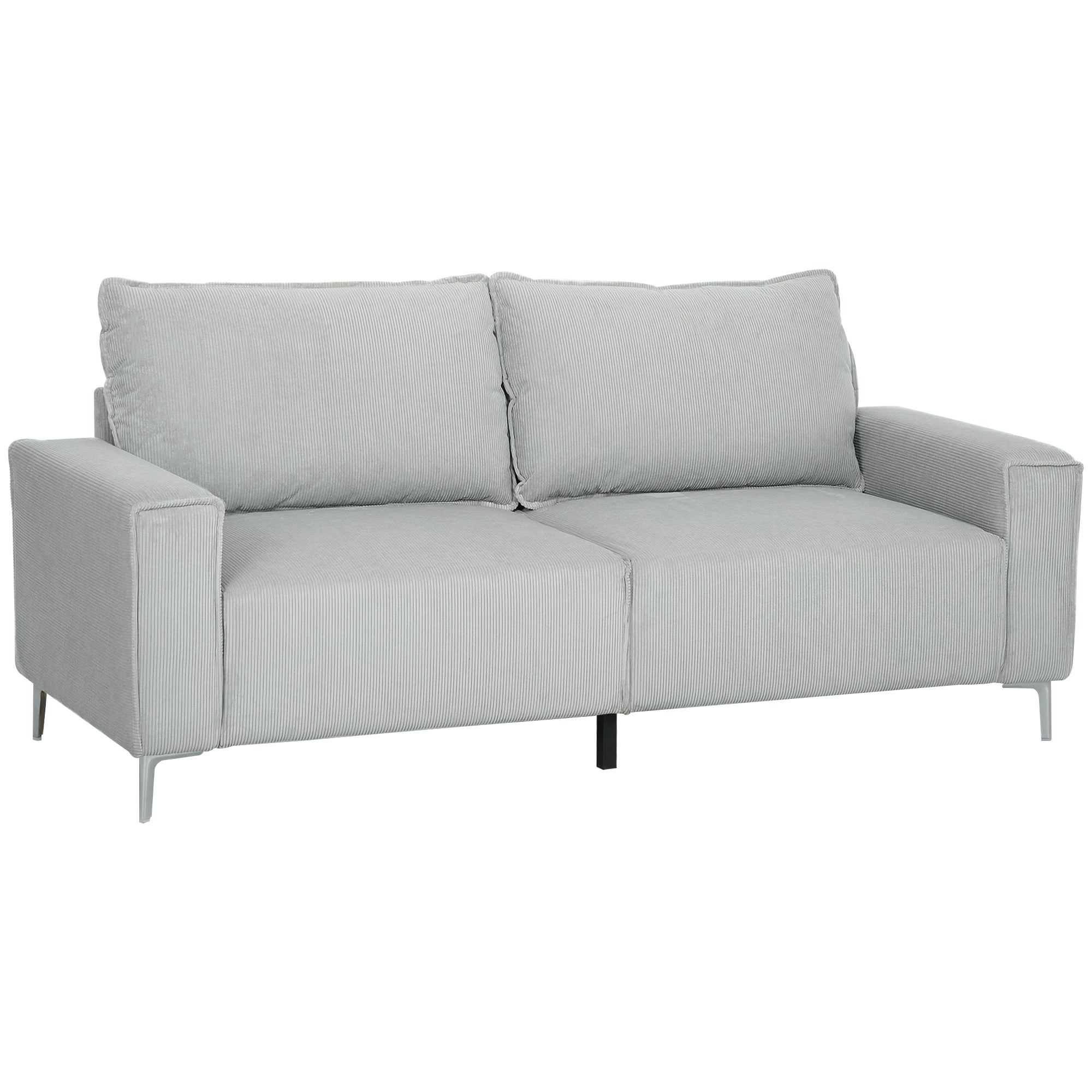 Three-Seater Corduroy - Light Grey