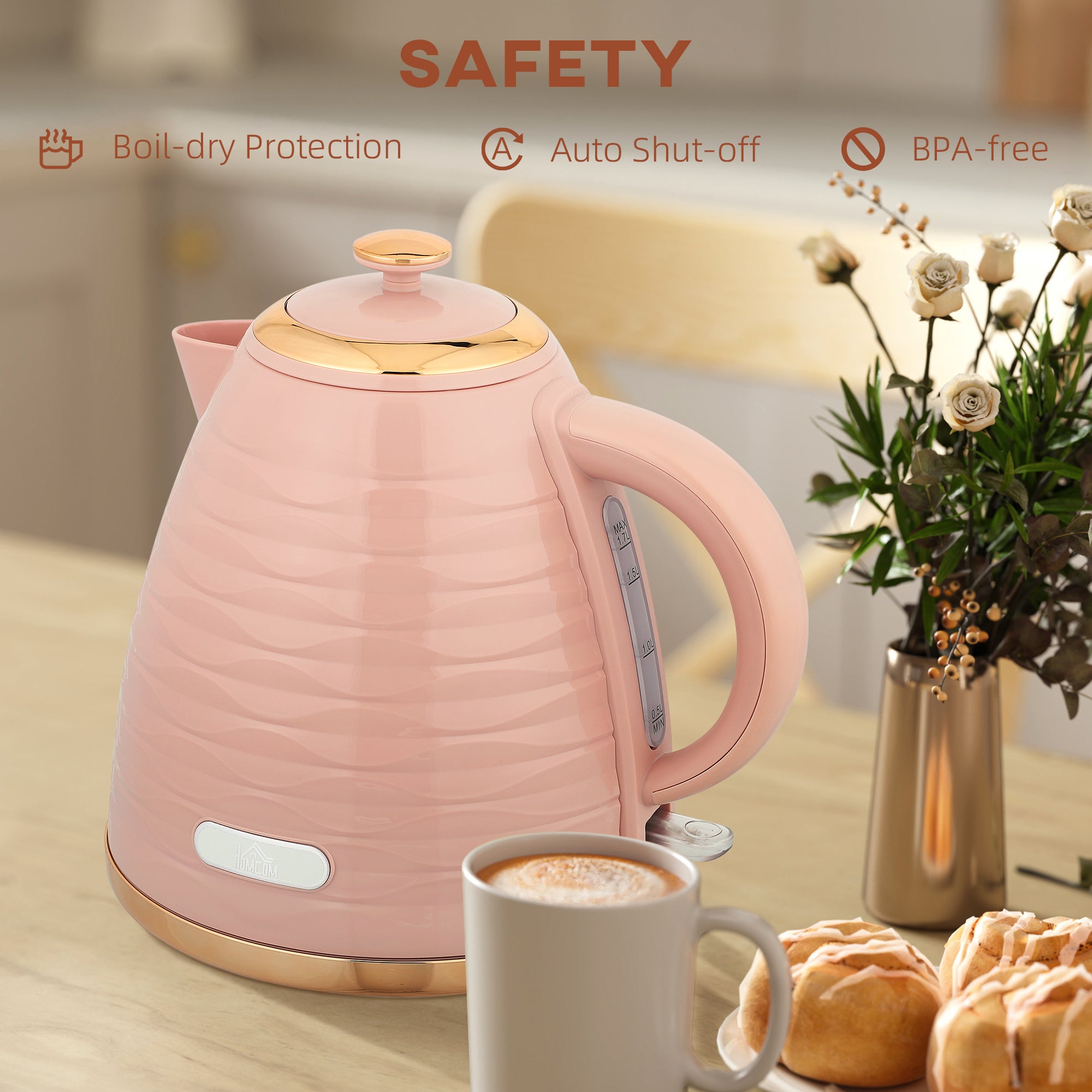 Fynco - 3kW Rapid Boil Honeycomb Kettle - Pink