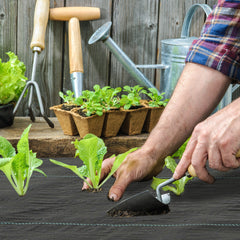 2m x 90m Weed Control Membrane, Heavy Duty Weed Control Barrier Fabric, 90gsm Ground Cover for Patios, Garden, Flower beds, Landscaping