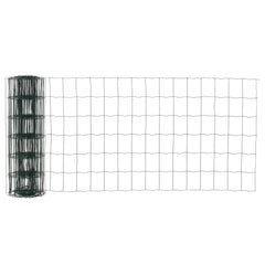 0.6M x 10M Chicken Wire Mesh Roll Rabbit Poultry Animal Fence PVC Coated Steel Metal Garden Netting Fencing
