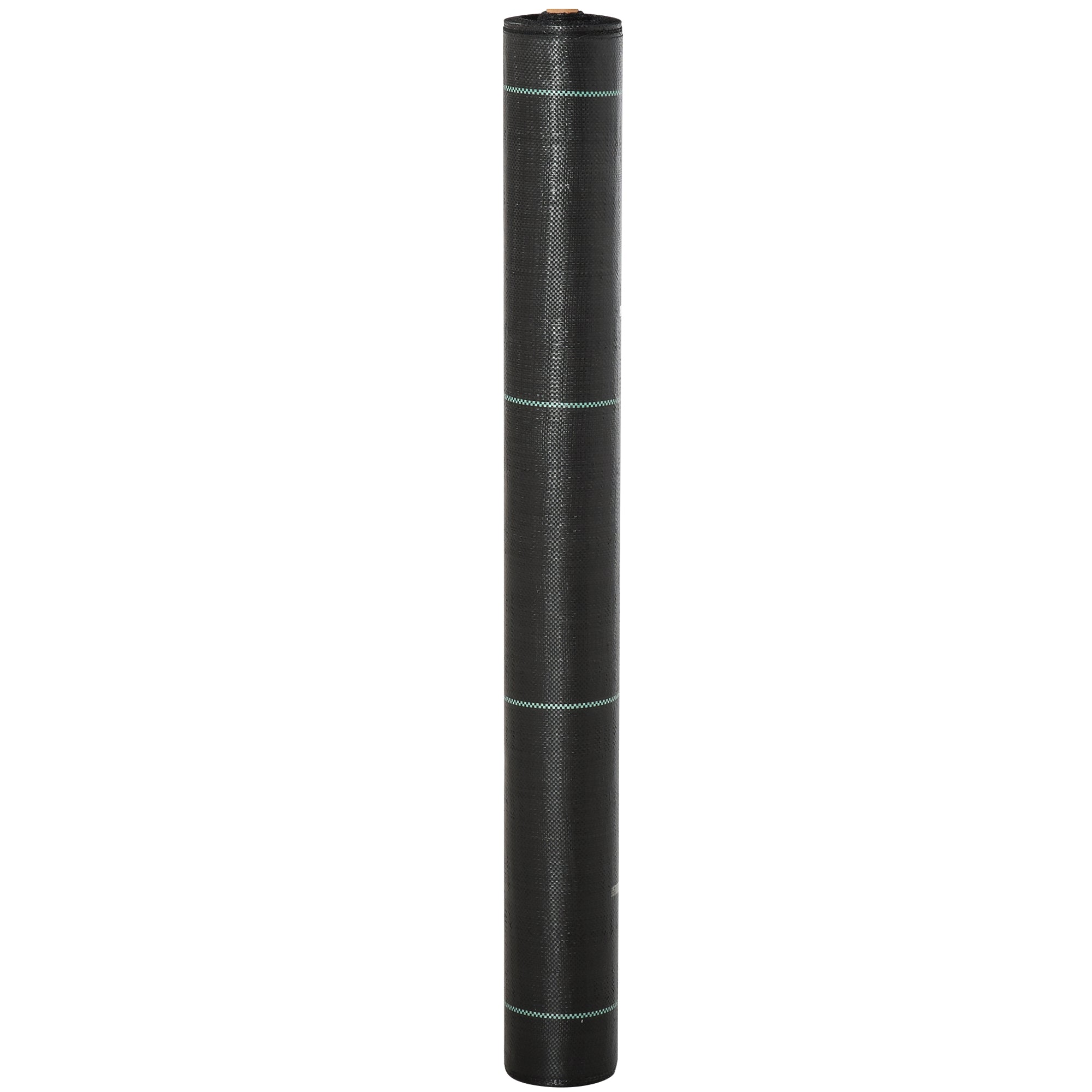 1m x 50m Weed Control Membrane, Heavy Duty Weed Control Barrier Fabric, 90gsm Ground Cover for Patios, Garden, Flower beds, Landscaping
