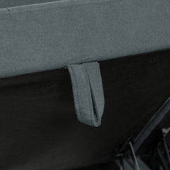 L' Shape Modular Sofa, with Storage - Dark Grey