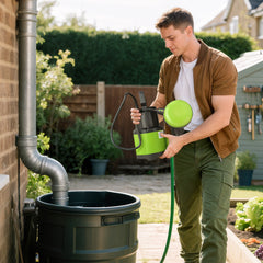 400W Submersible Water Pump for Dirty/Clean Water, 9000L/H Electric Sump Pump with Float Switch, Drain Water from Garden Pond, Hot Tub, Ditches, Portable and Lightweight