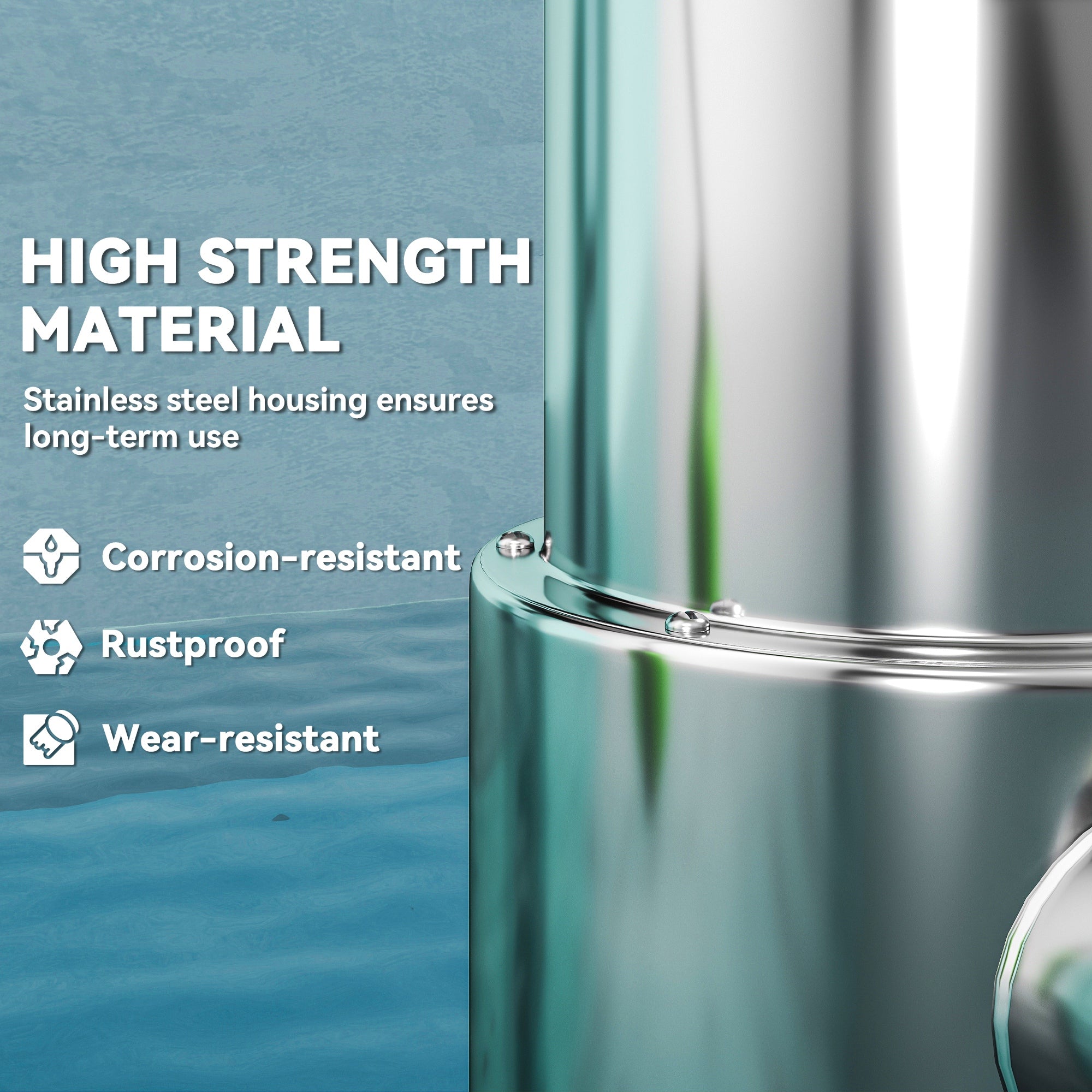 1100W Submersible Water Pump for Dirty/Clean Water, 18500L/H Electric Sump Pump with Float Switch, Drain Water from Garden Pond, Hot Tub, Ditches, Portable and Lightweight, Green