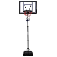 1.55-2.1m Basketball Hoop and Stand w/ Fillable Base, Wheels