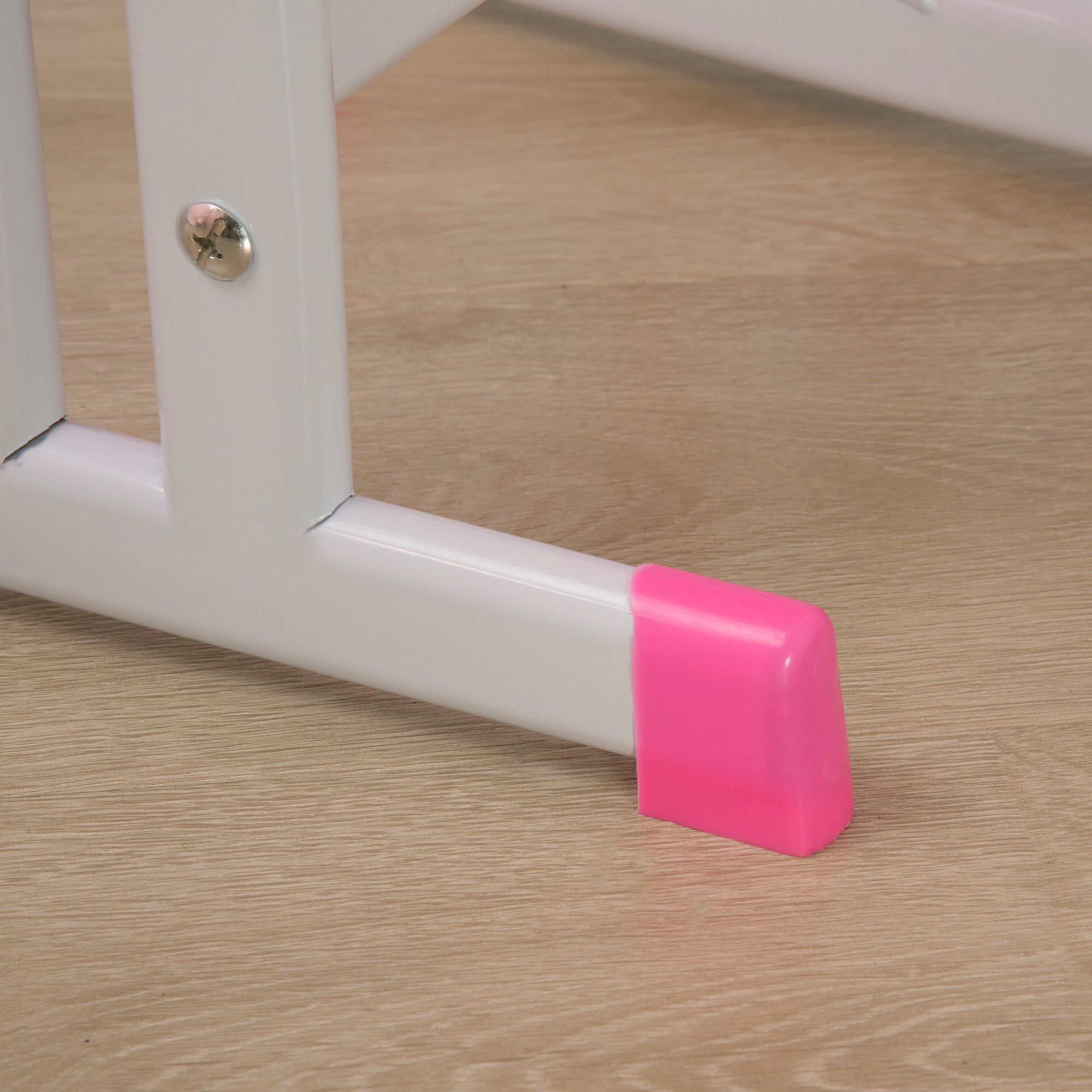 Kids Adjustable Desk and Chair Set, Book Stand, Pen Slot - Pink