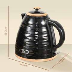 3kW Rapid Boil Honeycomb Kettle - Black