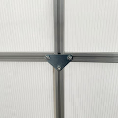 Fynco - 190 x 190cm Walk-In Polycarbonate Greenhouse