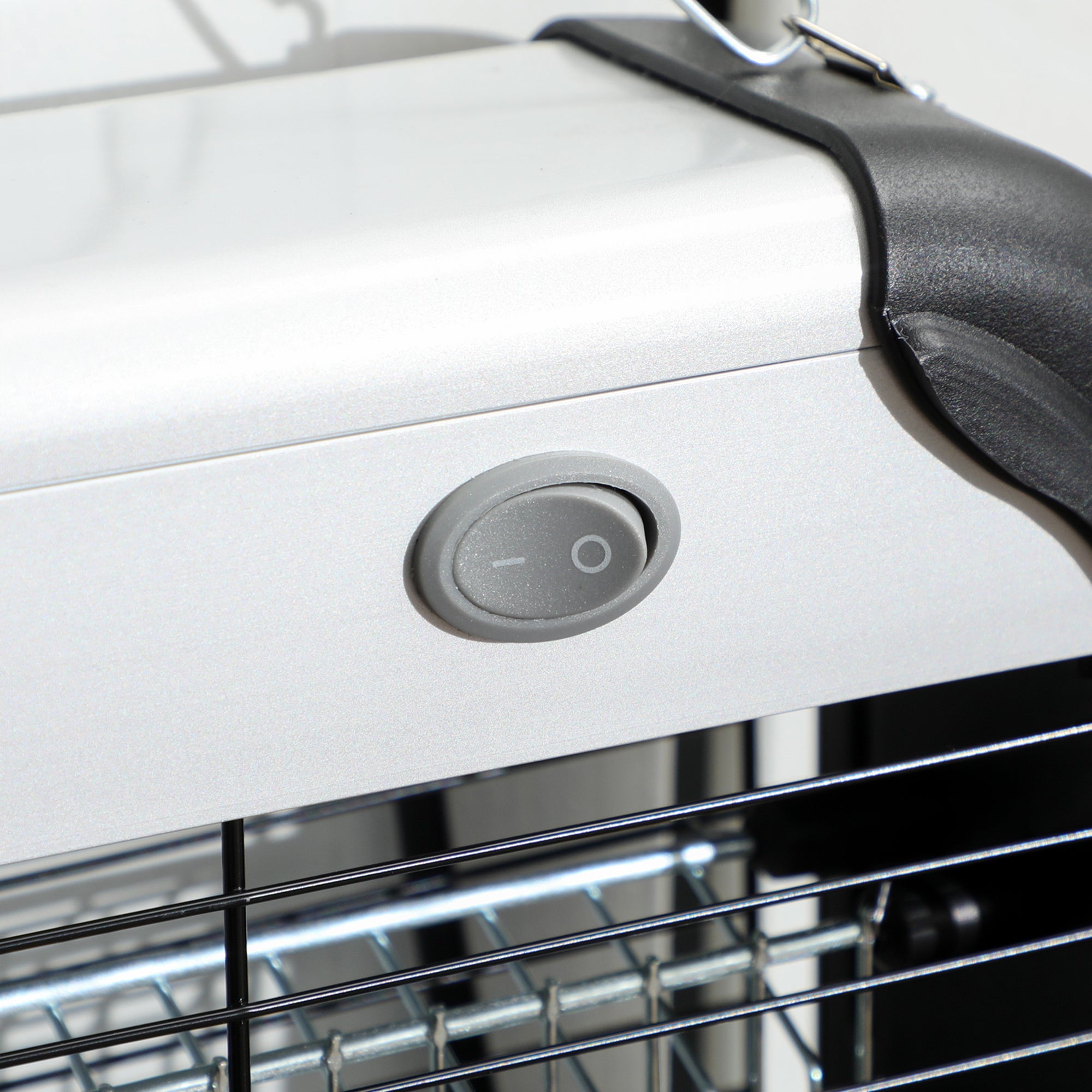 30W Electric Fly Zapper, Bug Zapper with UK Plug, 2 UV Bulbs, Hanging Chain, On/Off Switch and Removable Catch Tray, 60㎡ Coverage Insect Mosquito Killer for Indoor and Outdoor Use, Silver