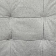 Modern 2 Seater Sofa with Hidden Storage, 117cm Tufted Cotton Couch with Wood Legs, Compact Loveseat for Living Room, Kitchen, Light Grey