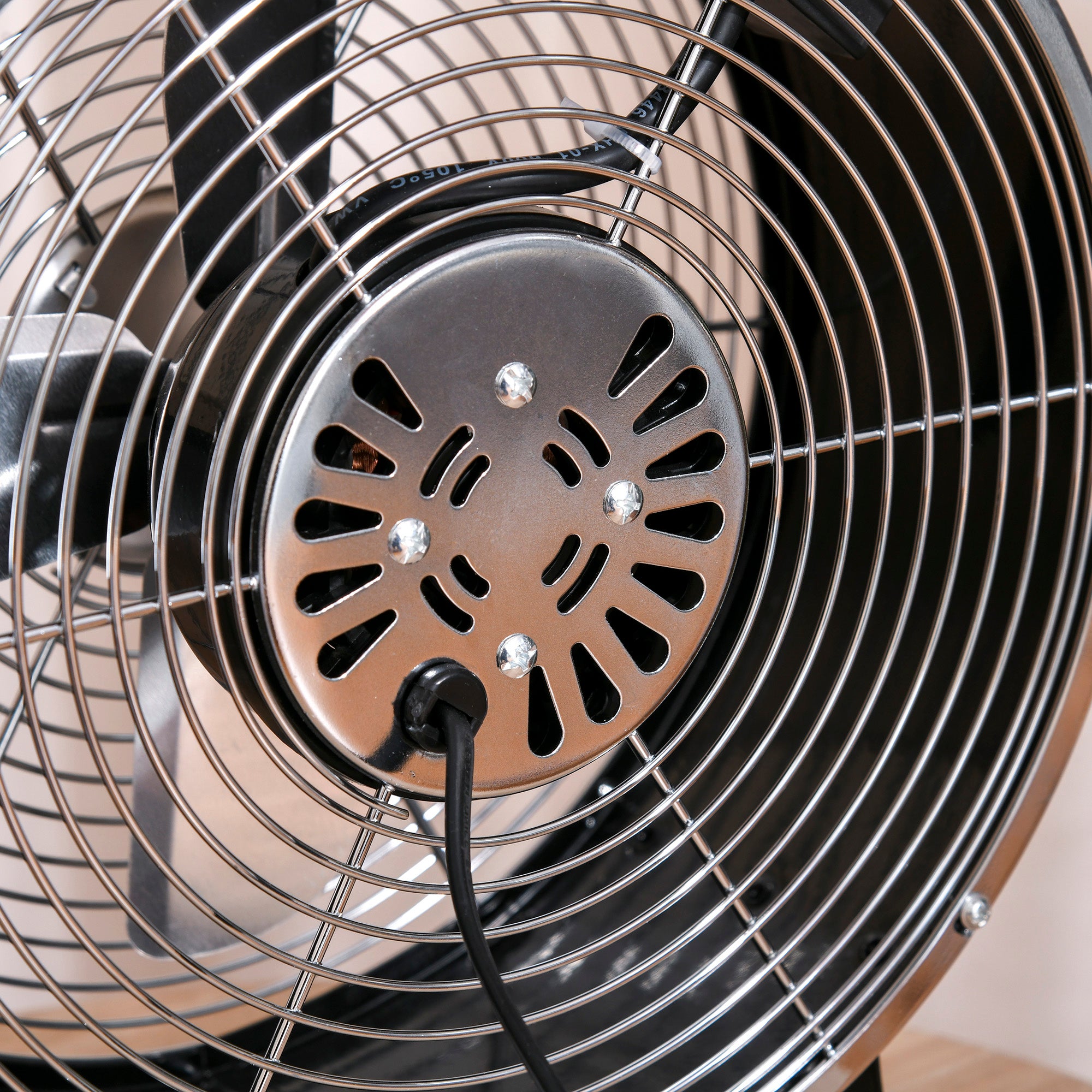 10" 2-Speed Electric Table Desk Fan w/ Safety Guard Anti-Slip Feet Portable Personal Cooling Fan Home Office Bedroom Black