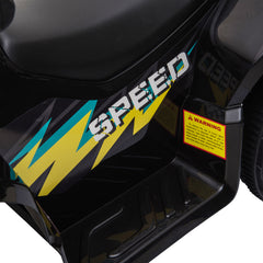 Fynco - 6V Kids Electric Ride on Car Forward Reverse Functions for Toddlers aged 18-36 months Black